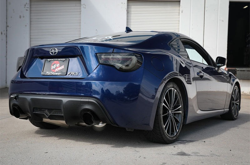 aFe Power Takeda 2-1/2" 304 Stainless Steel Cat-Back Exhaust System (Black Tips) - 2013-2016 Scion FR-S / 2013-2024 Subaru BRZ / 2017-2020 Toyota 86 / 2022-2024 GR86