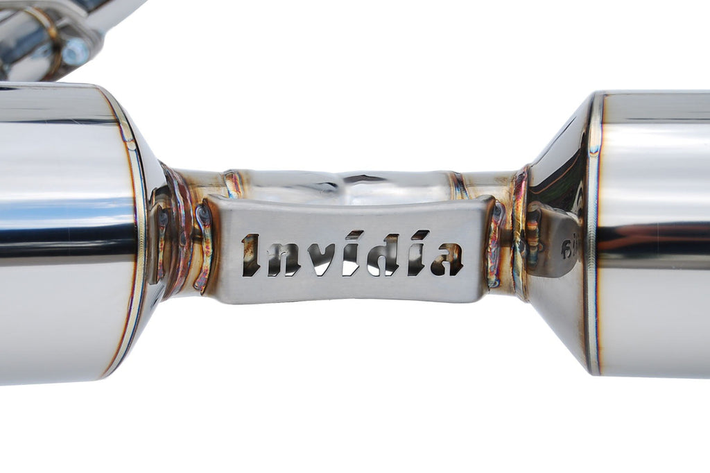 Invidia N2 Cat Back Exhaust - Stainless Steel Tips - 2013-2024 Scion FR-S / Subaru BRZ / Toyota GR86