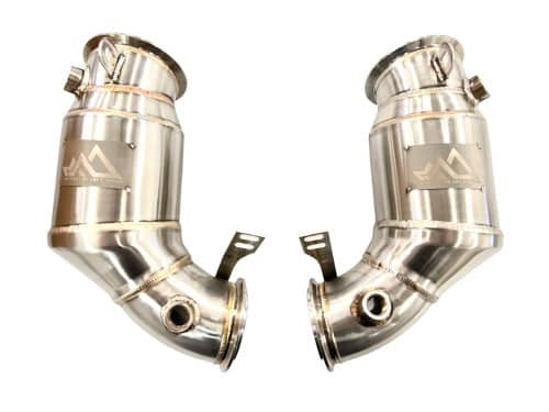 MAD BMW F90 M5 F92 M8 Primary Catted Downpipes S63R (No Heat Shield)