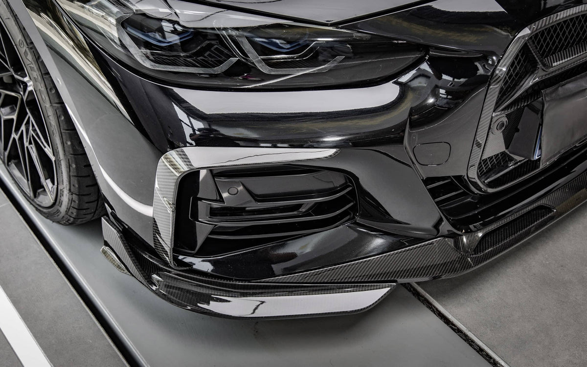 4 Series G22/G23 SQ Style Dry Carbon Fiber Front Vent Trim