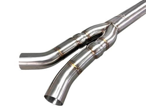 MAD BMW G87 M2 S58 Non-Resonated Single Midpipe (Brace Included)