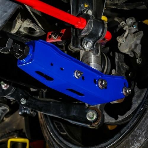 BLOX Racing Rear Lower Control Arms - Blue - 2008-2026 Subaru WRX / STI / 2013-2016 Scion FR-S / 2013-2021 Subaru BRZ / 2017-2020 Toyota 86