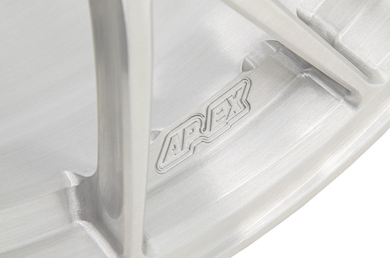 Apex Race Parts EC-7R Forged Brushed Clear 18x9.5 +40 5x100 (Single Wheel) - 2013-2024 Subaru BRZ / Scion FR-S / Toyota GR86 / 2014-2018 Subaru Forester
