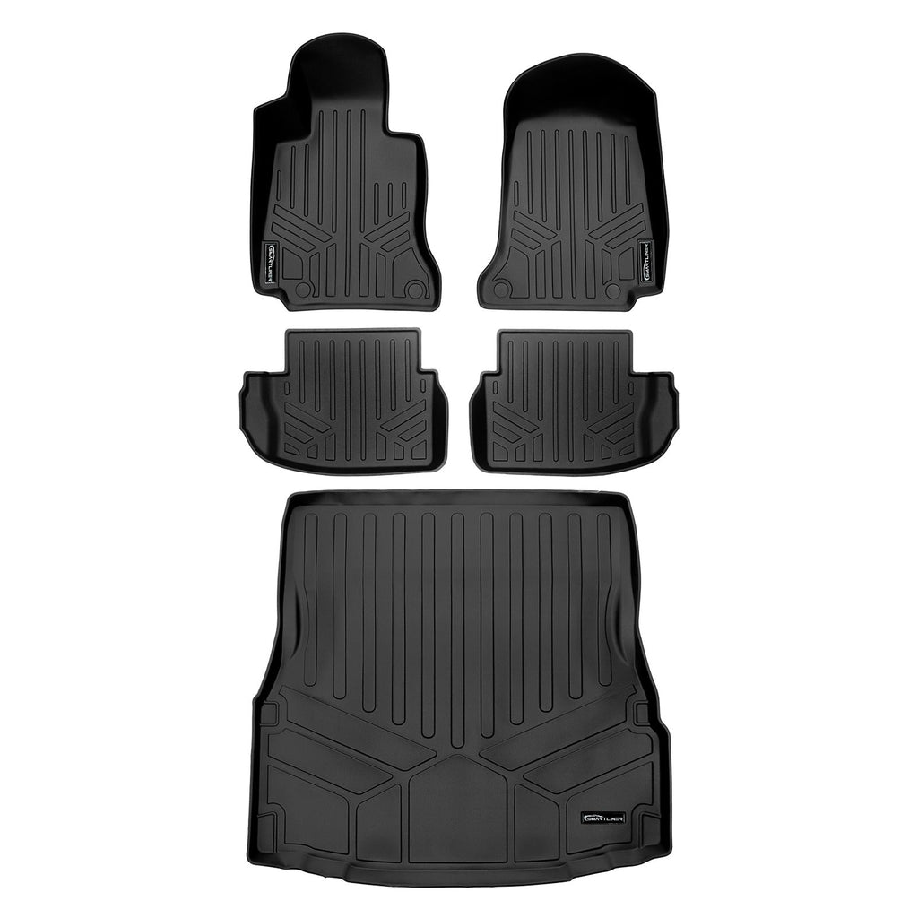 SMARTLINER Floor Liners for 2017-2025 Mercedes Benz C-Class (Only Fits Coupe Models)
