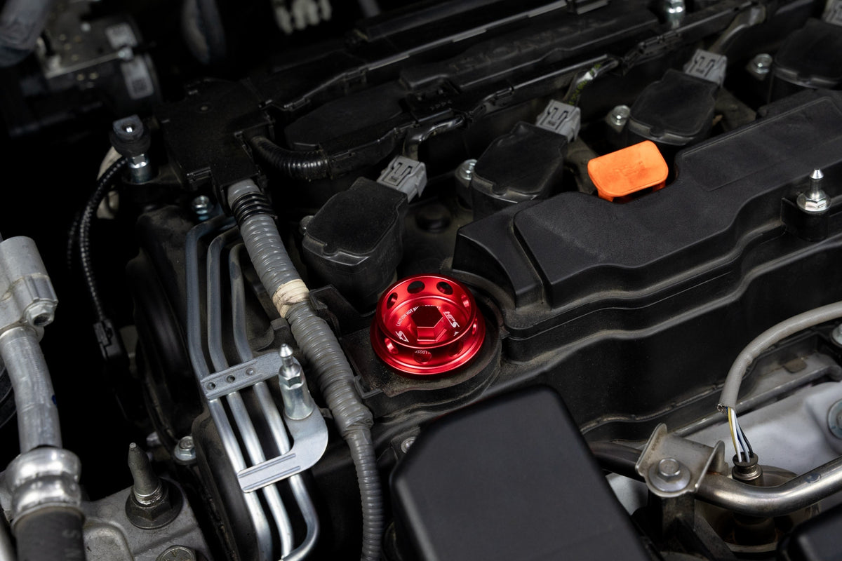 HPS Performance Billet Aluminum Oil Cap for Acura B C D F H J K L R Series Engine