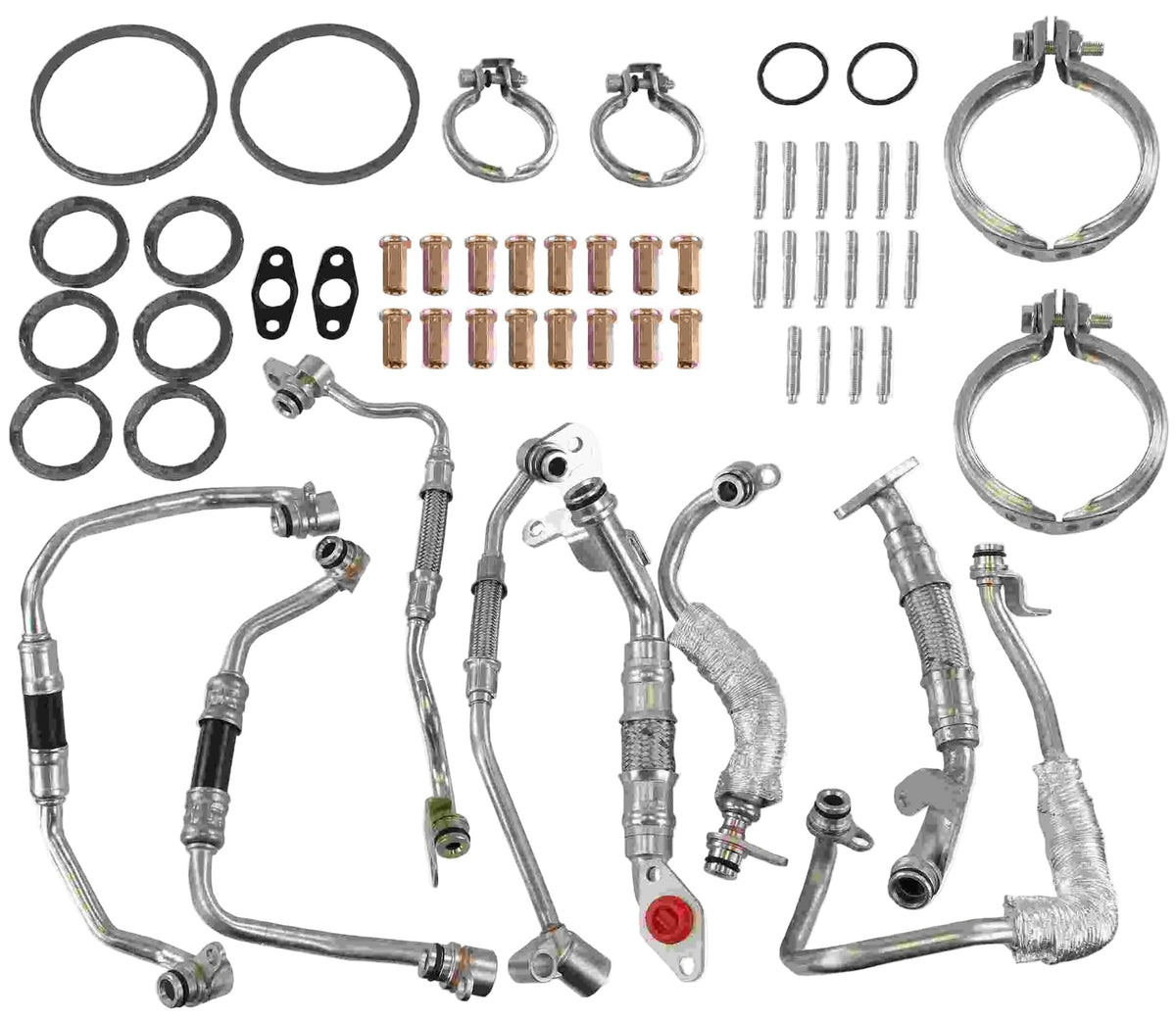 BMW E9X 335i Turbo Charger Oil Line & Coolant Line Refresh Kit By Rein