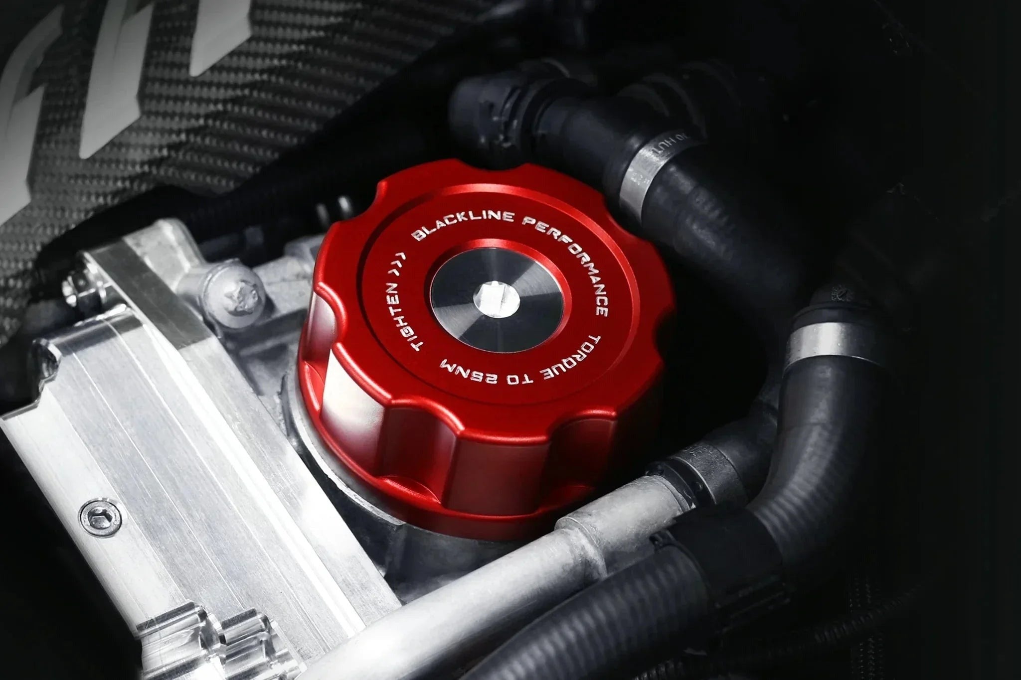 Goldenwrench Blackline Performance BMW M Car F-Chassis Oil Filter Housing Cap
