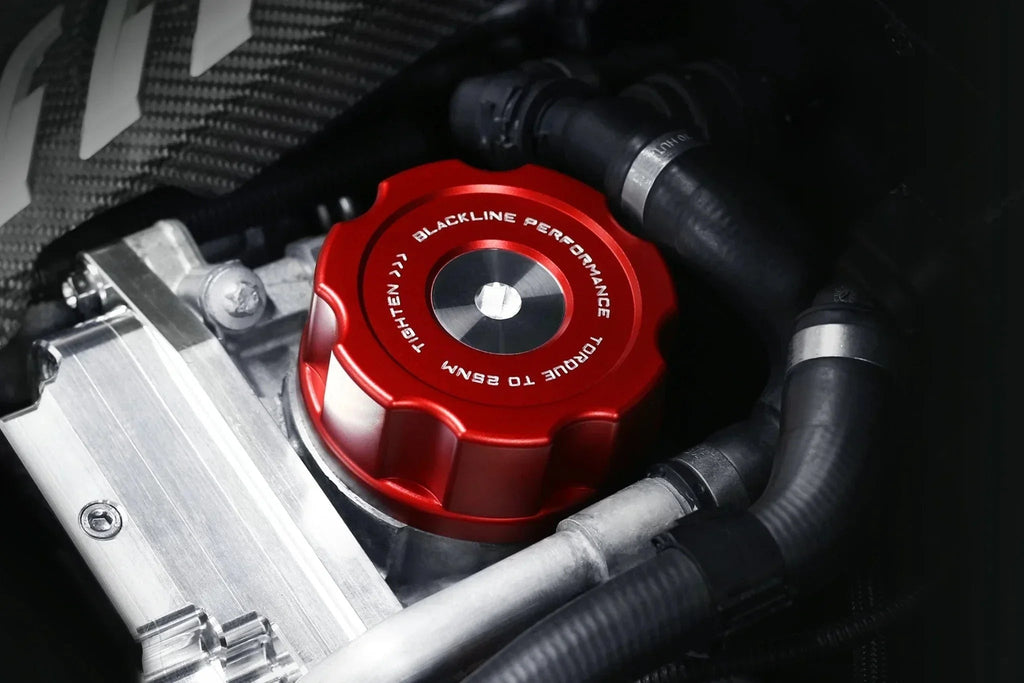 Goldenwrench Blackline Performance BMW M Car F-Chassis Oil Filter Housing Cap