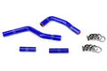 HPS Blue Reinforced Silicone Radiator Hose Kit Yamaha 02-18 YZ125 2 Stroke