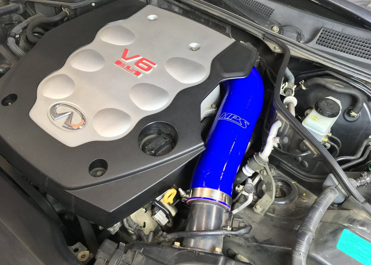 HPS Silicone Post MAF Air Intake Hose Kit Infiniti 03-07 G35 Coupe 3.5L V6, 57-1592