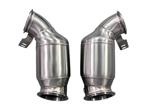 MAD BMW F9x M5 M8 Catted Downpipes W/ No CEL Guarantee MAD-122