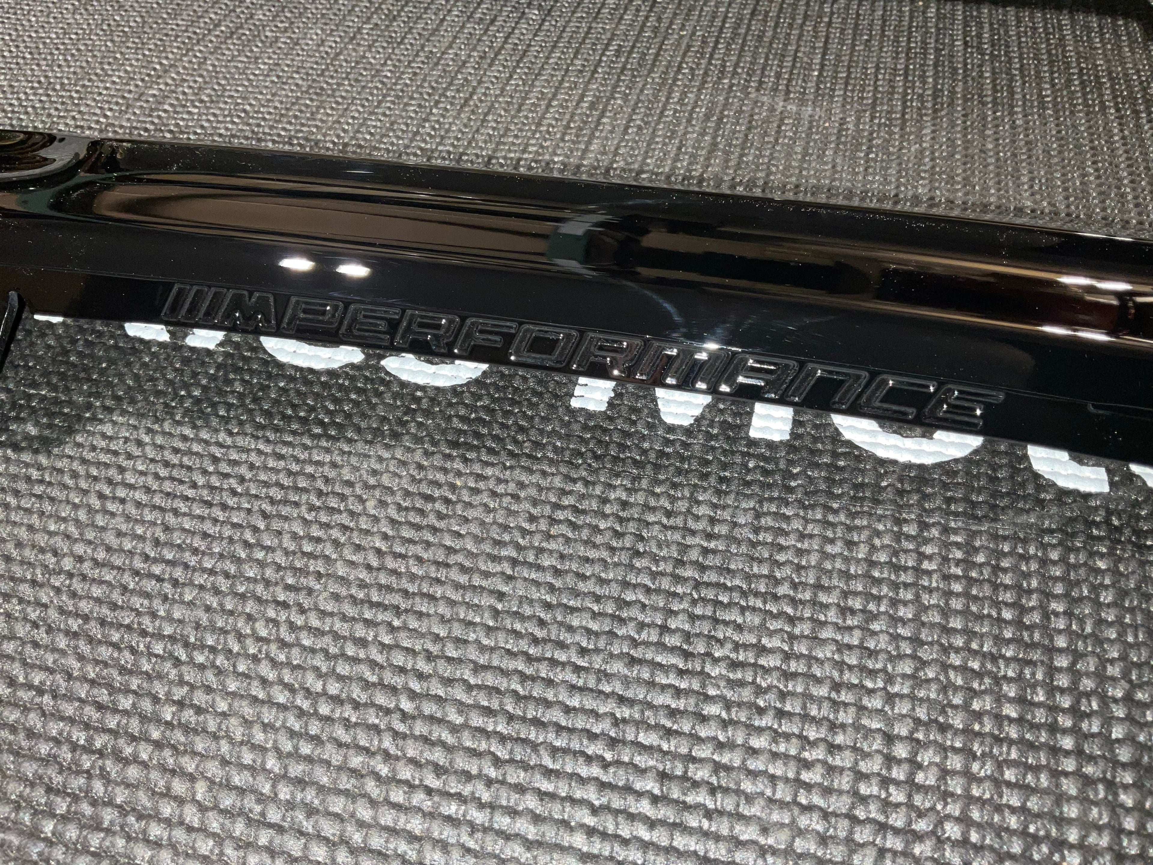 OPEN BOX - Genuine BMW OEM G20 3 Series M Performance Rear Center Diffuser Replacement - Gloss Black
