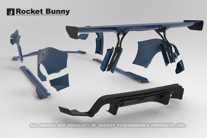 Greddy Full Greddy X Rocket Bunny 86 Wide Body Aero Kit (NO GT Wing) - 2013-2021 Scion FR-S / Subaru BRZ / Toyota 86