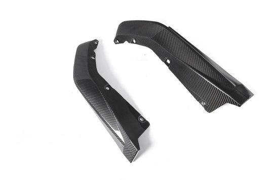 G8X Dry Carbon Fiber Rear OEM Style Replacement Bumper Splitters