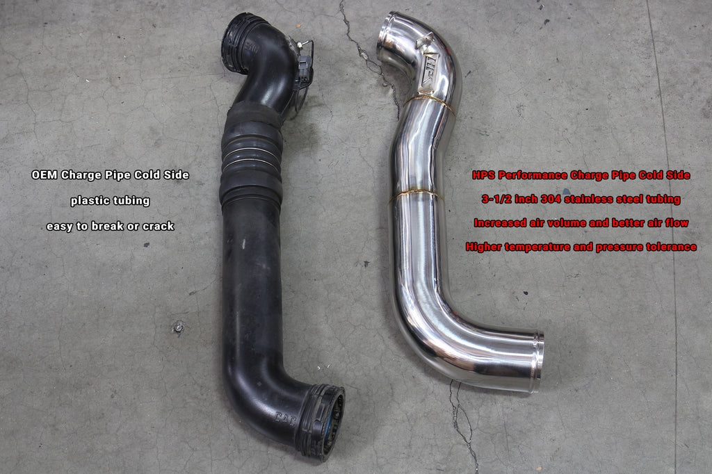 HPS Intercooler Charge Pipe GMC 2013-2016 Sierra 2500 HD 6.6L Duramax Diesel Turbo LML