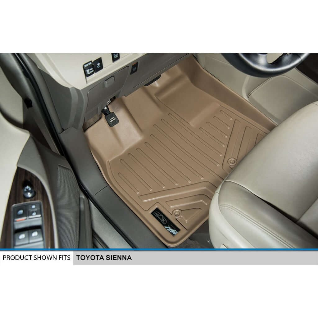 SMARTLINER Custom Fit Floor Liners For 2011-2012 Toyota (Sienna 8 Passenger Model)