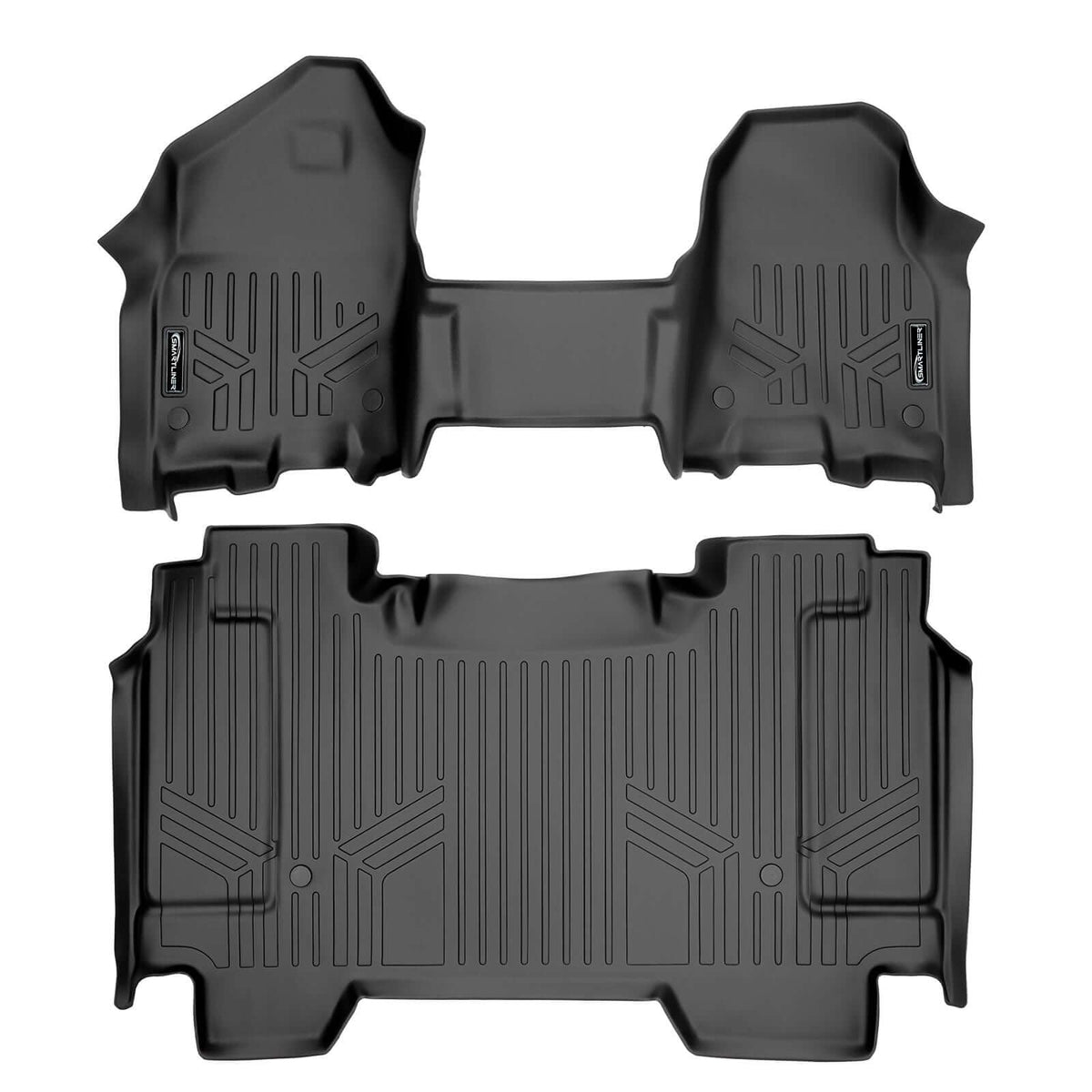 SmartCoverageTM Floor Liners For 2019-2024 Ram 1500 Crew Cab with First Row Bench Seat