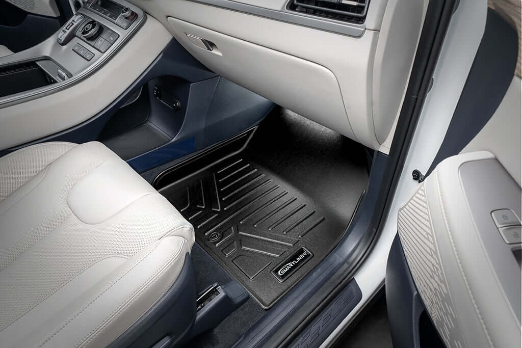 SMARTLINER Floor Liners for 2020-2025 Hyundai Palisade (2nd Row Bucket) and No In Between Coverage