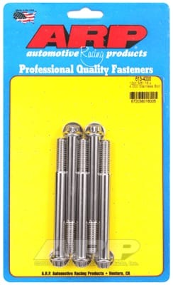 ARP 3/8in - 16 x 4.000 12pt SS Bolts (Set of 5)
