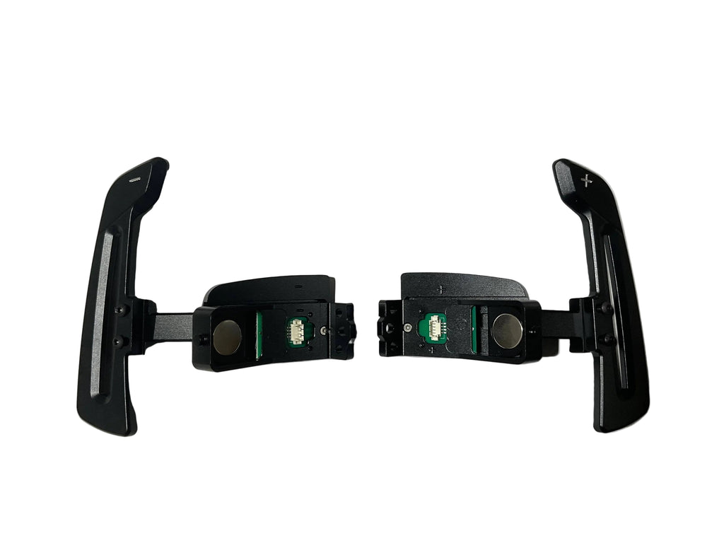 Kies Motorsports Porsche 992 Aluminum Alloy (Black) w/ Carbon Fiber Option Magnetic Paddle Shifters