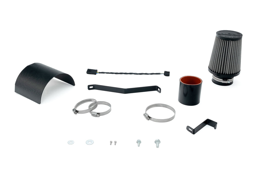 HPS Performance Air Intake Kit with Heat Shield, 2012-2017 Toyota Prius V 1.8L, Black, 827-784WB