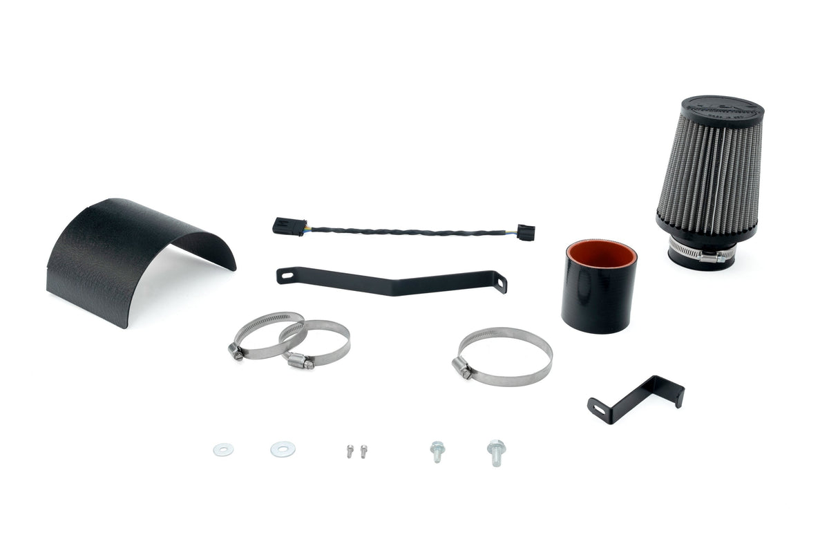 HPS Performance Air Intake Kit with Heat Shield, 2012-2017 Toyota Prius V 1.8L, Black, 827-784WB