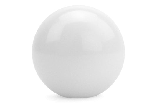 Killer B Motorsport WRC Style Round Shift Knob White Brushed 6MT - Subaru 6MT Models (inc. 2004+ STI / 2015+ WRX)