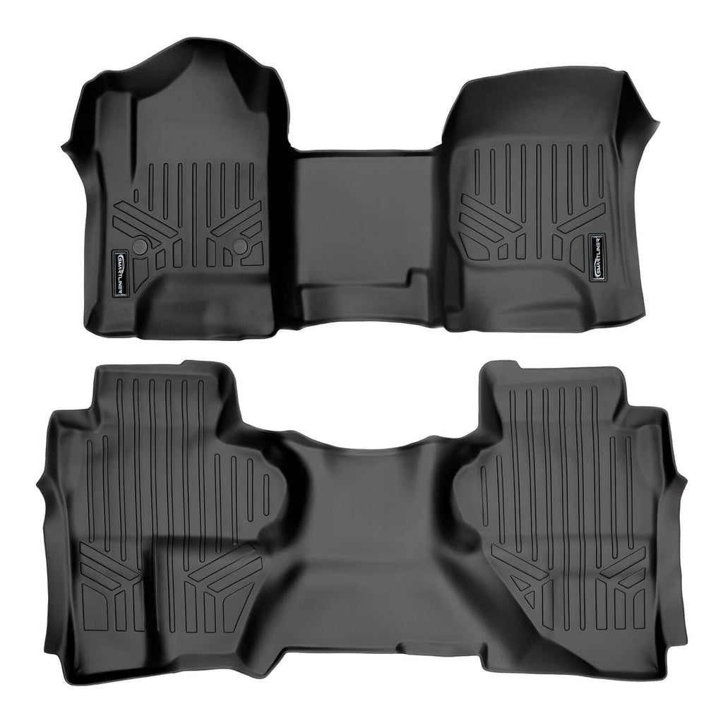 SMARTLINER Floor Liners for Double Cab 2019 Chevy Silverado 1500 LD (OTH)