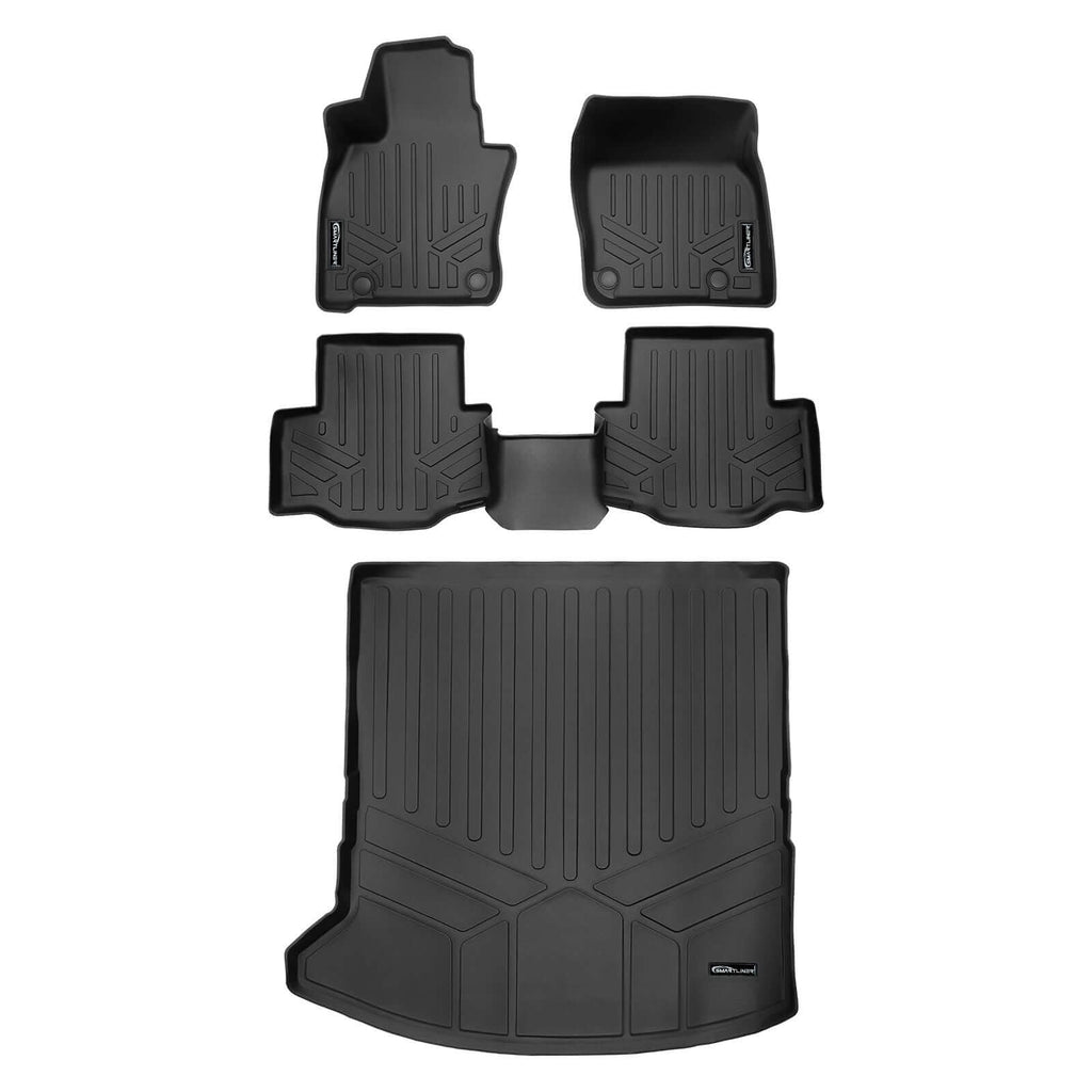SMARTLINER Floor Liners for 2024-2026 Mazda CX-90 (Only Fits 2nd Row Bucket Seats With No Center Console)