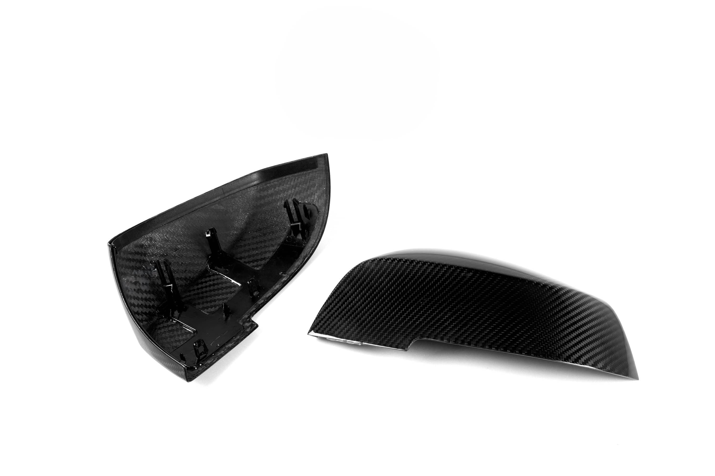 F34 OEM Style Dry Carbon Mirror Caps