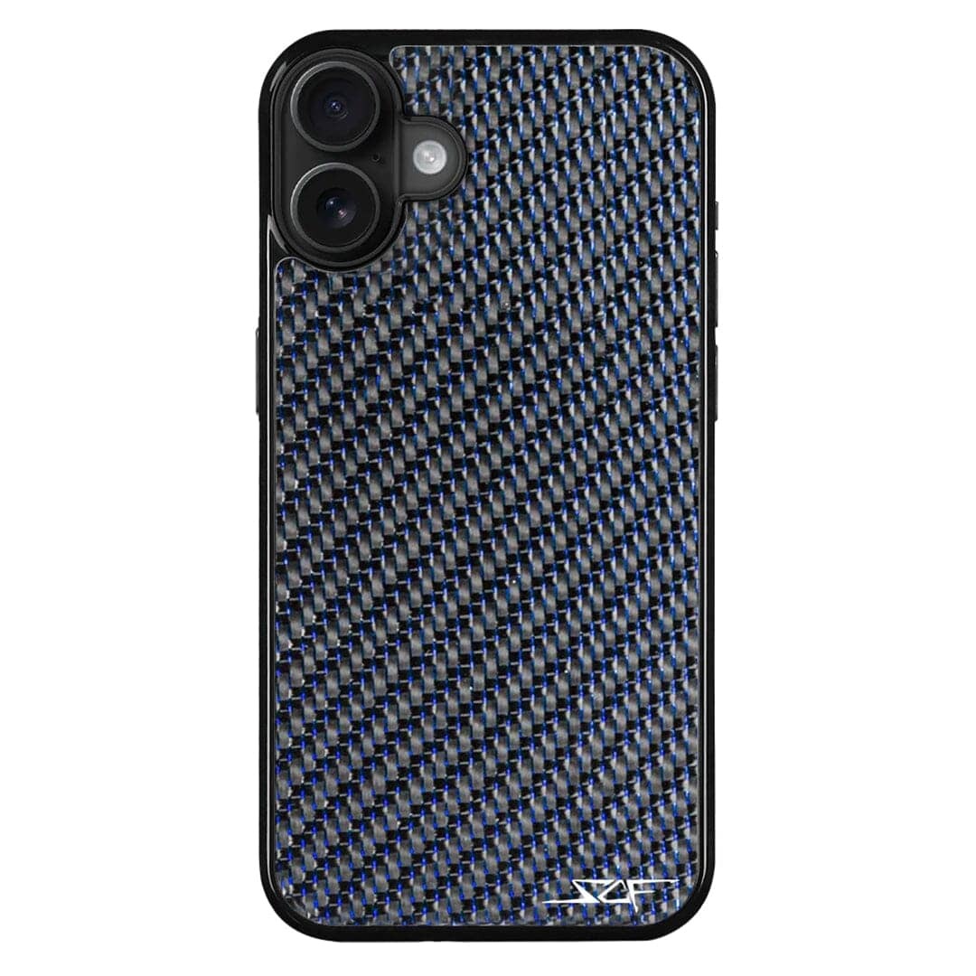 iPhone | Blue Lace Carbon Fiber Case | CLASSIC Series