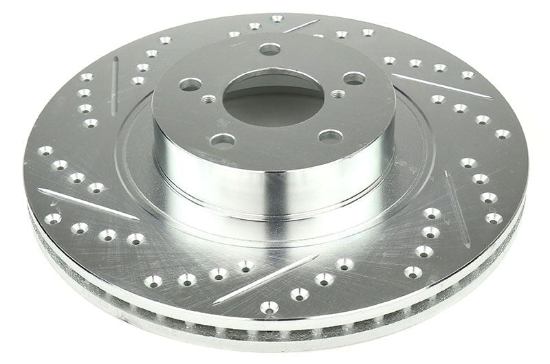 Stoptech C-Tek Sport Drilled and Slotted Front Rotor Pair - 2013-2021 FRS / BRZ / 86