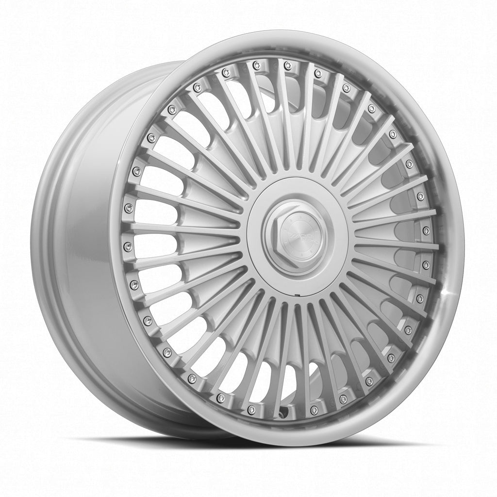 MRR VP4 19" 5x112 Silver Machined Lip