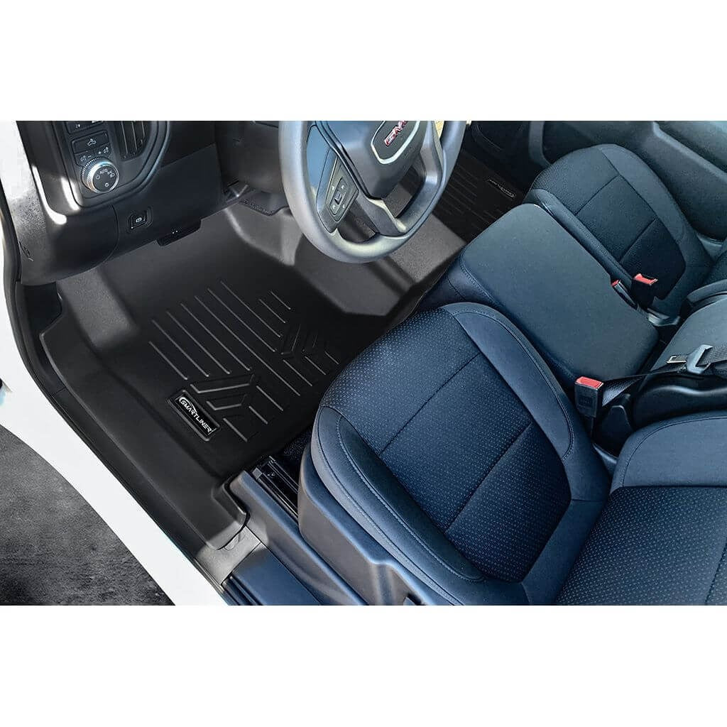 SMARTLINER Custom Fit Floor Liners For 2019-2026 Chevrolet Silverado 1500 Regular Cab (With 1st Row Hump Coverage)
