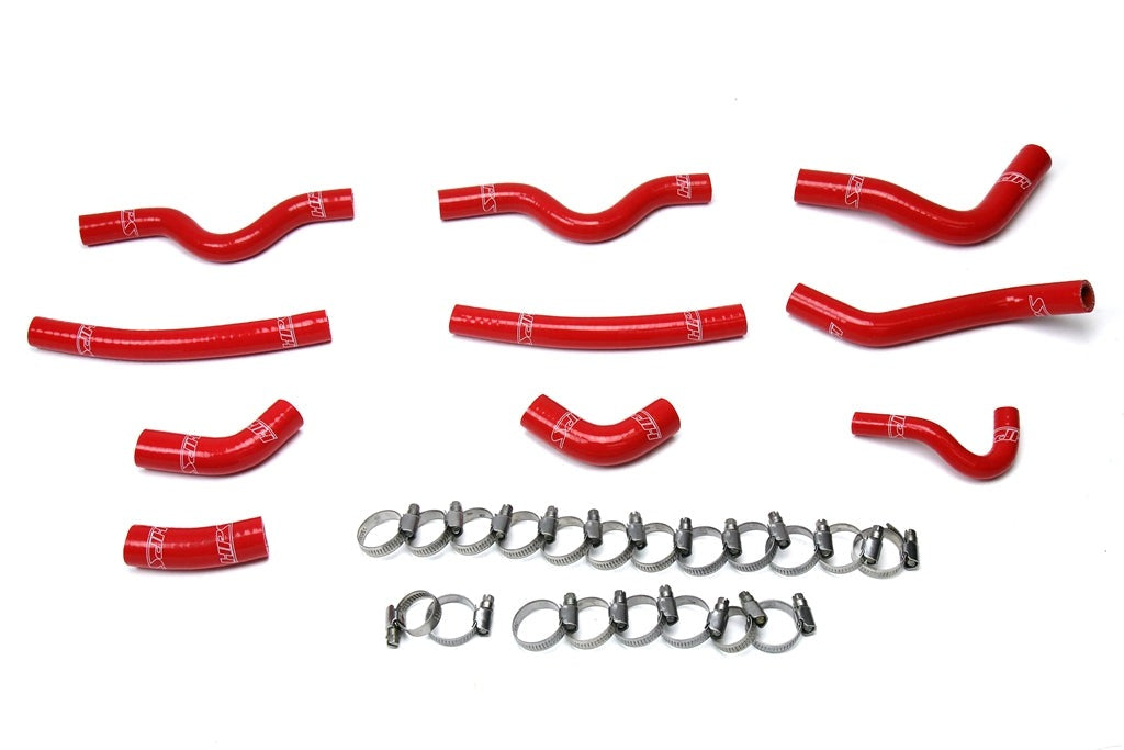 HPS Red Reinforced Silicone Heater Hose Kit Coolant Lexus 98-07 LX470 4.7L V8