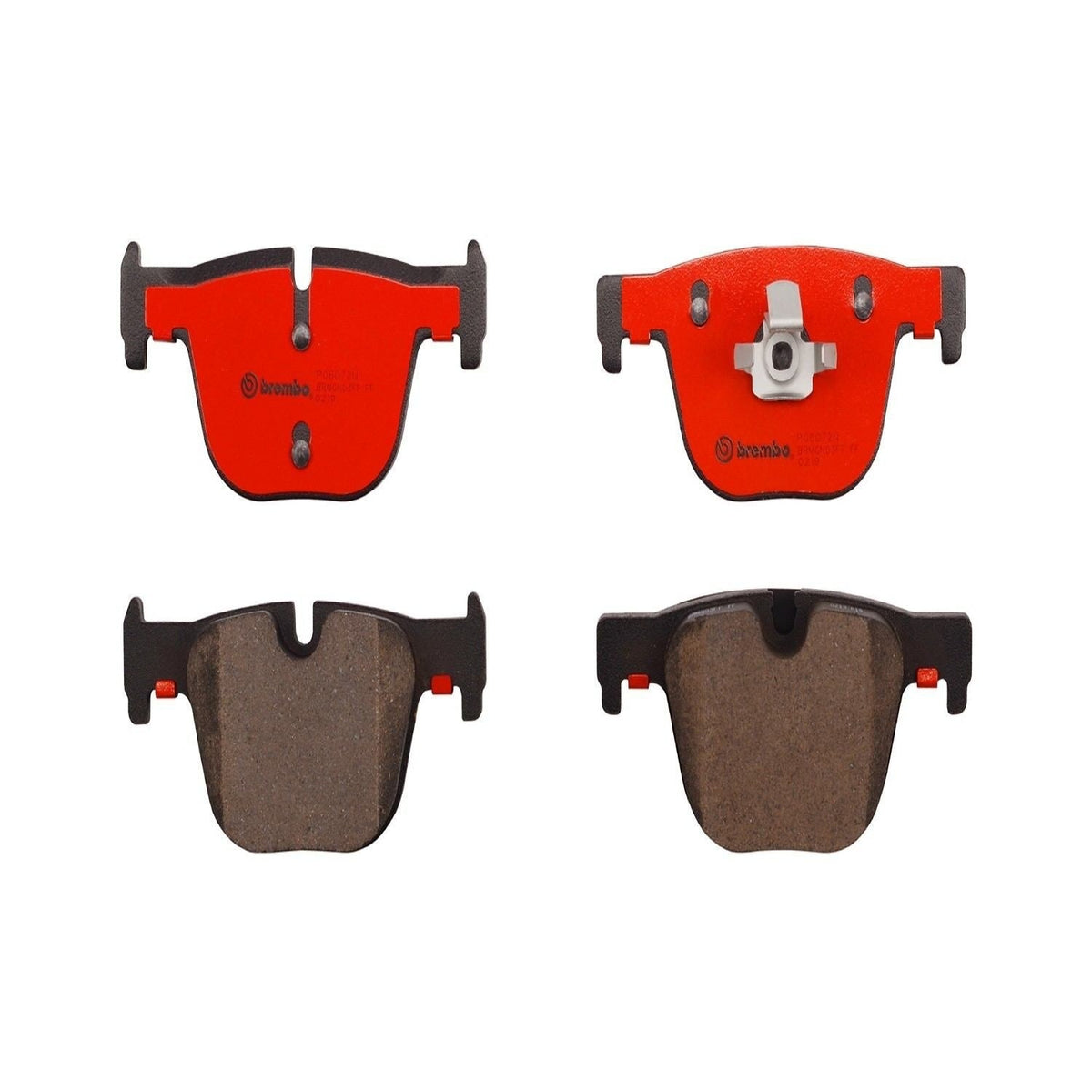 BMW F30 3-Series Rear Ceramic Brake Pad Set By Brembo 34206799813 or 34206873094