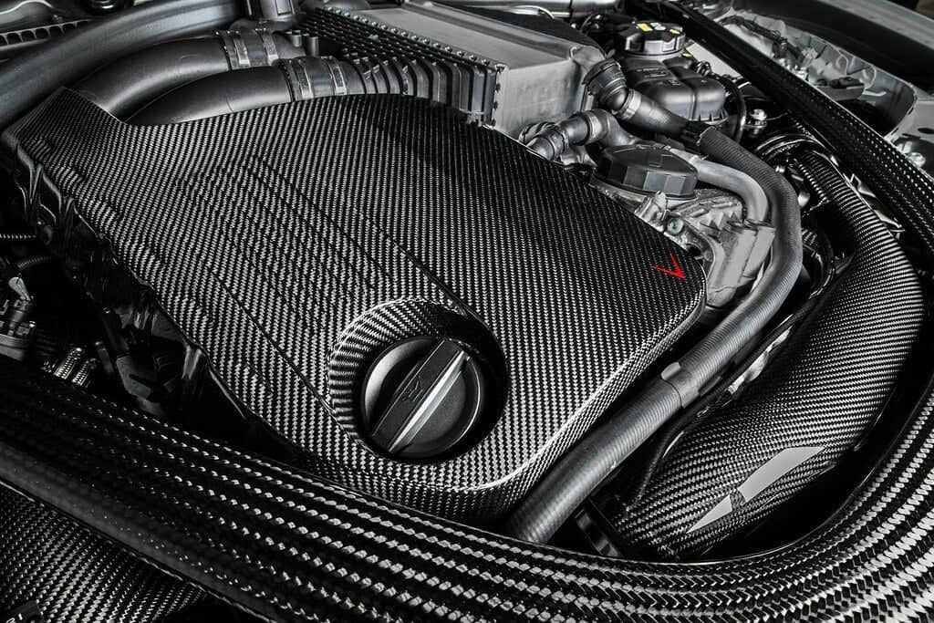 Eventuri BMW F8X M3 / M4 S55 Black Carbon Engine Cover