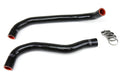 HPS Reinforced Black Silicone Radiator Hose Kit Coolant Acura 09-14 TSX 2.4L 4Cyl