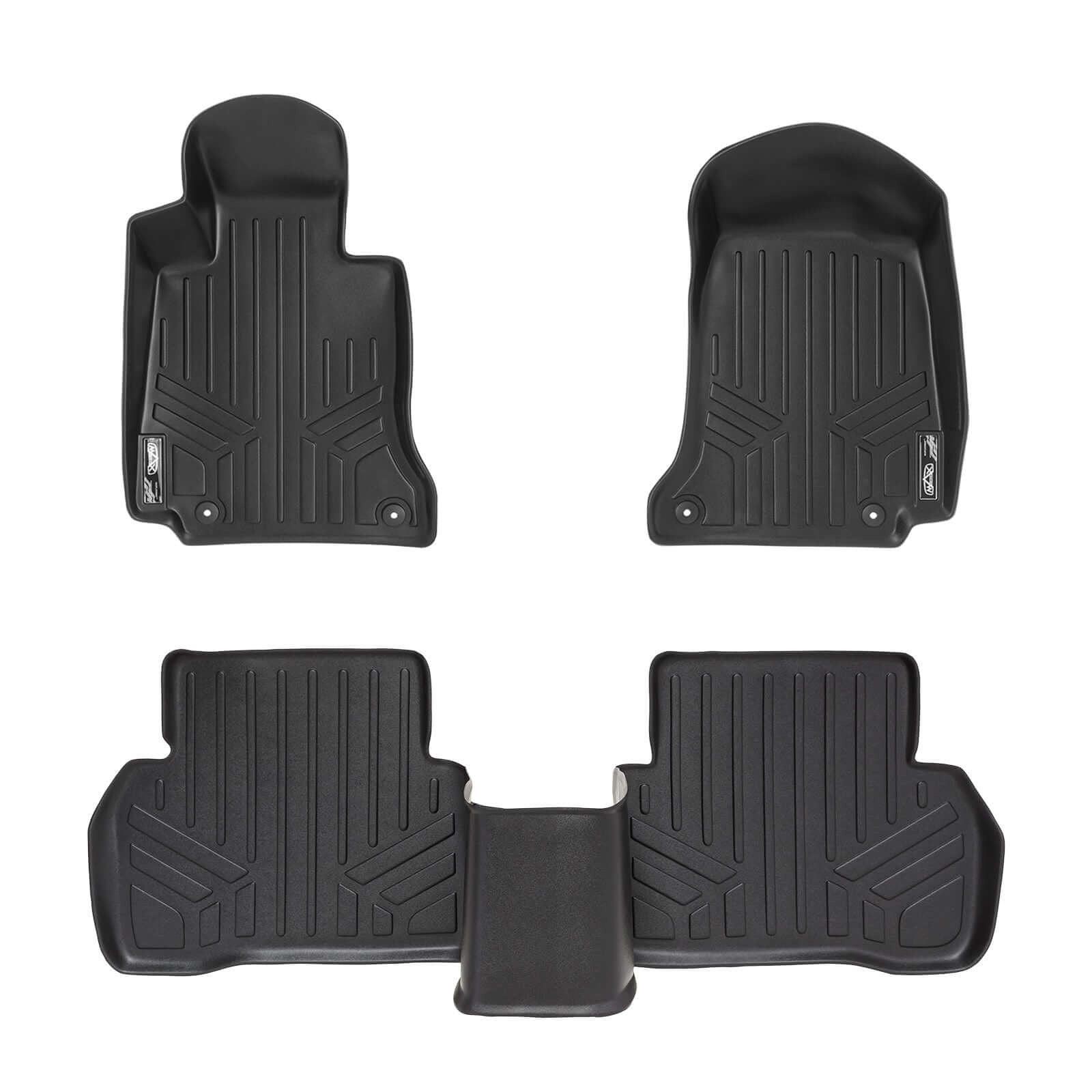 Smart TrimTM Floor Liners For 2015-2021 Mercedes Benz C Class Sedan (No Hybrid Models)