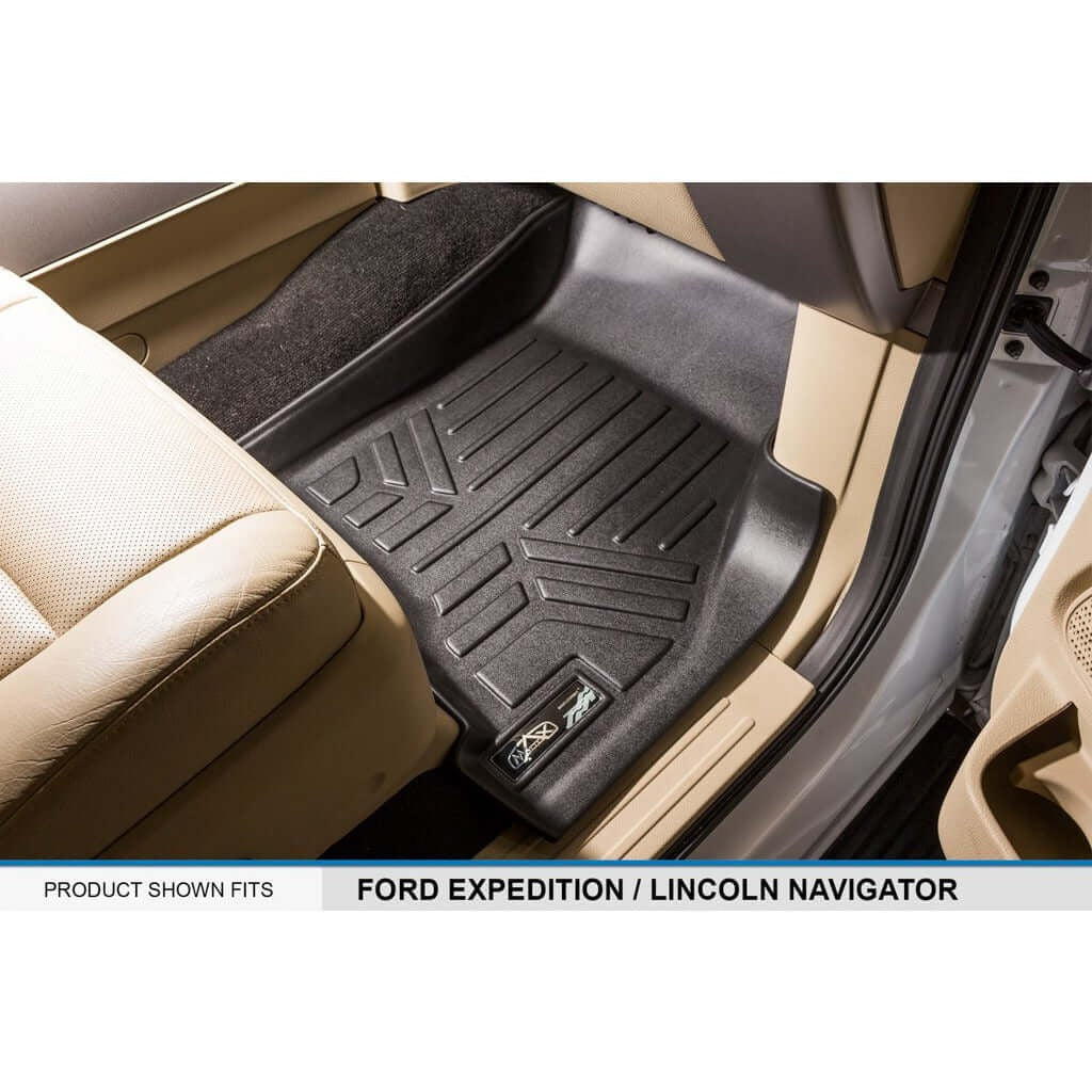 SMARTLINER Custom Fit Floor Liners For 2011 - 2017 Ford Expedition/Lincoln Navigator with Console