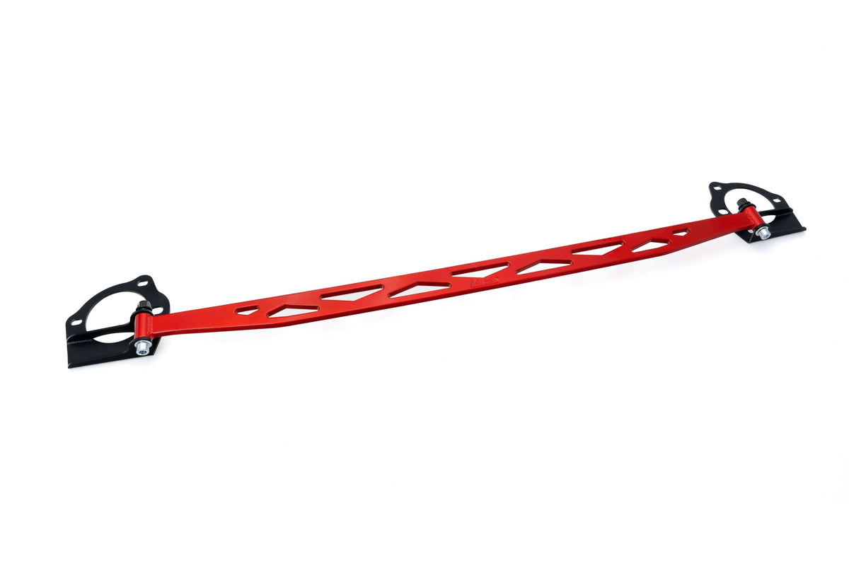 HPS Performance Front Strut Bar 2017-2025 Honda Civic Type R, Red, 42-113R