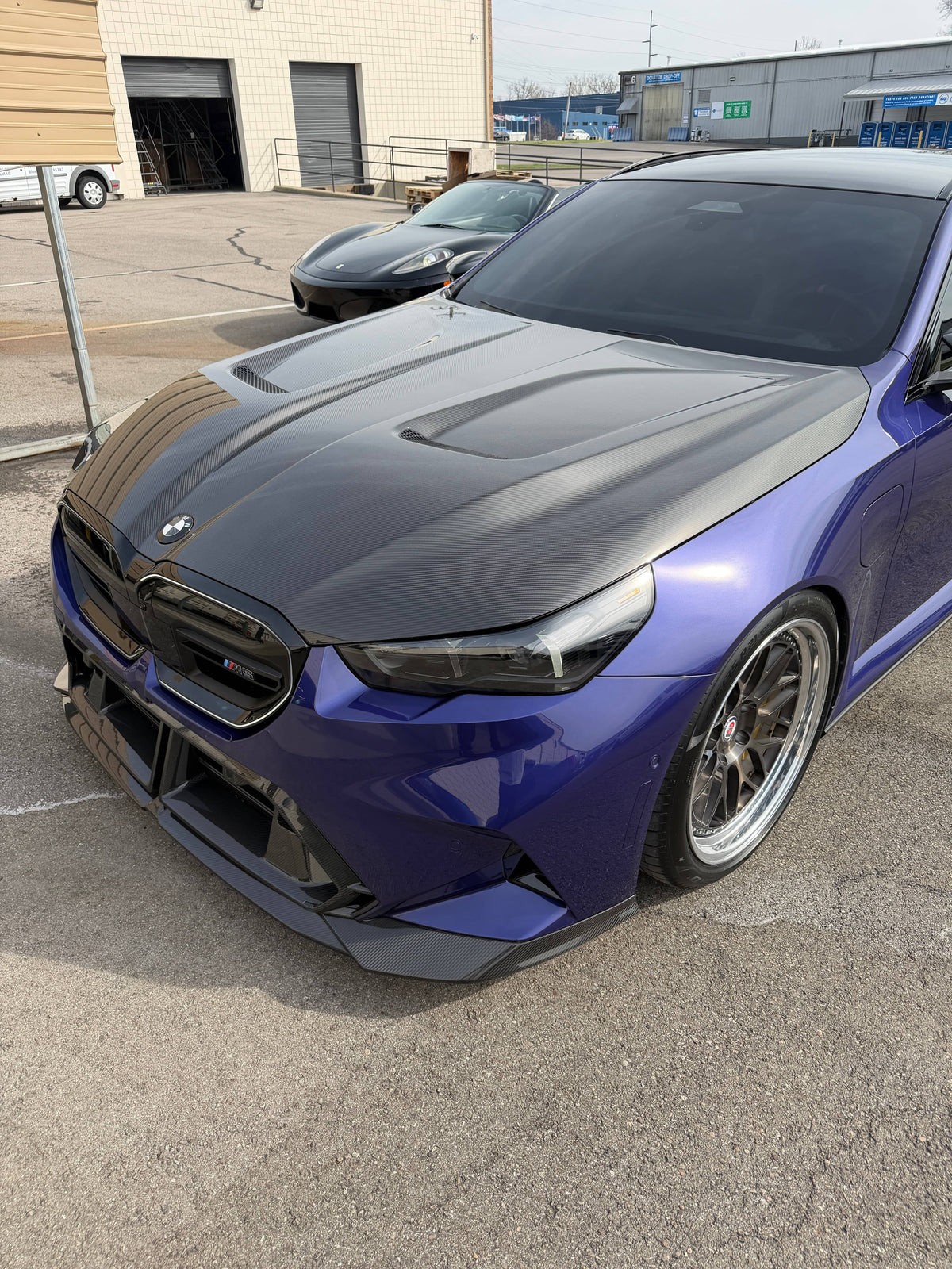 G90/G99 M5 SQ Style Dry Carbon Fiber Vented Hood