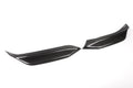 F8X Dry Carbon Fiber Upper Bumper Splitters