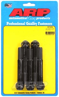 ARP 1/2in - 13 x 3.75in 12pt Black Oxide Bolts (Set of 5)