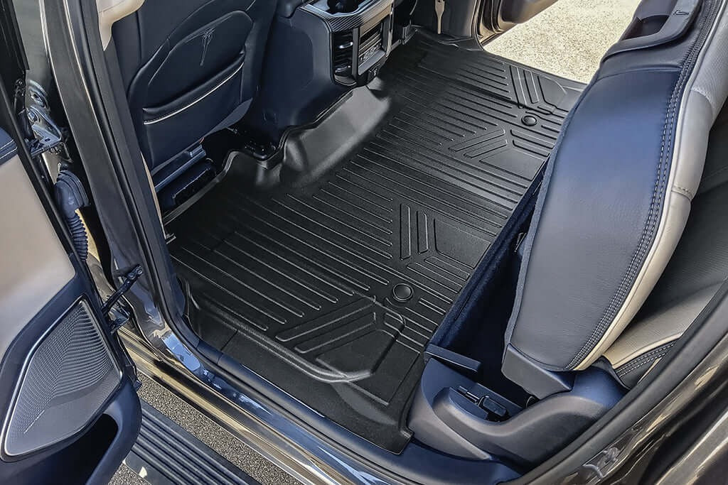 SmartCoverageTM Floor Liners For 2021-2024 Ram 1500 TRX with Rear Underseat Storage Box