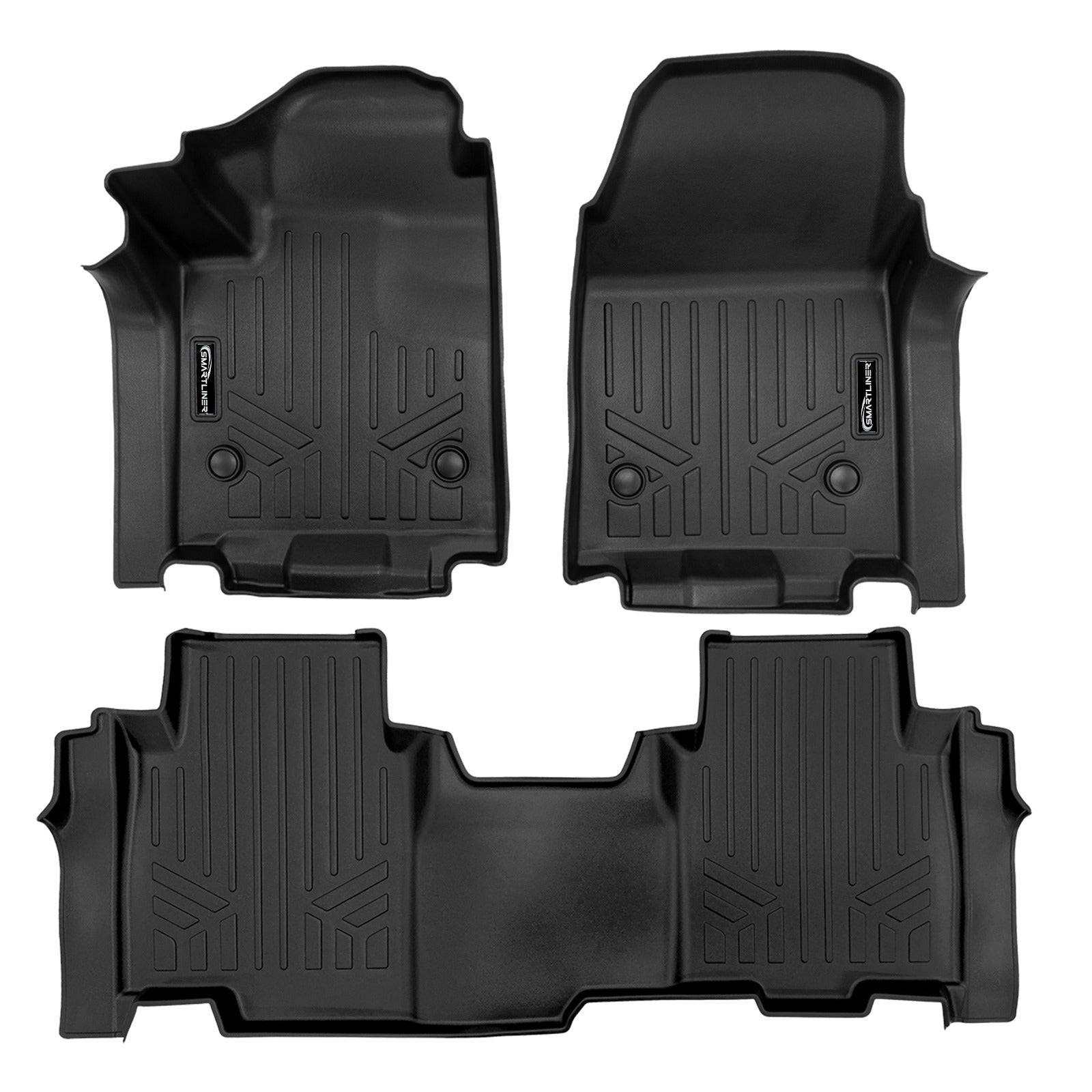 SMARTLINER Floor Liners for 2025-2026 Chevrolet Silverado EV /GMC Sierra EV(Carpet)