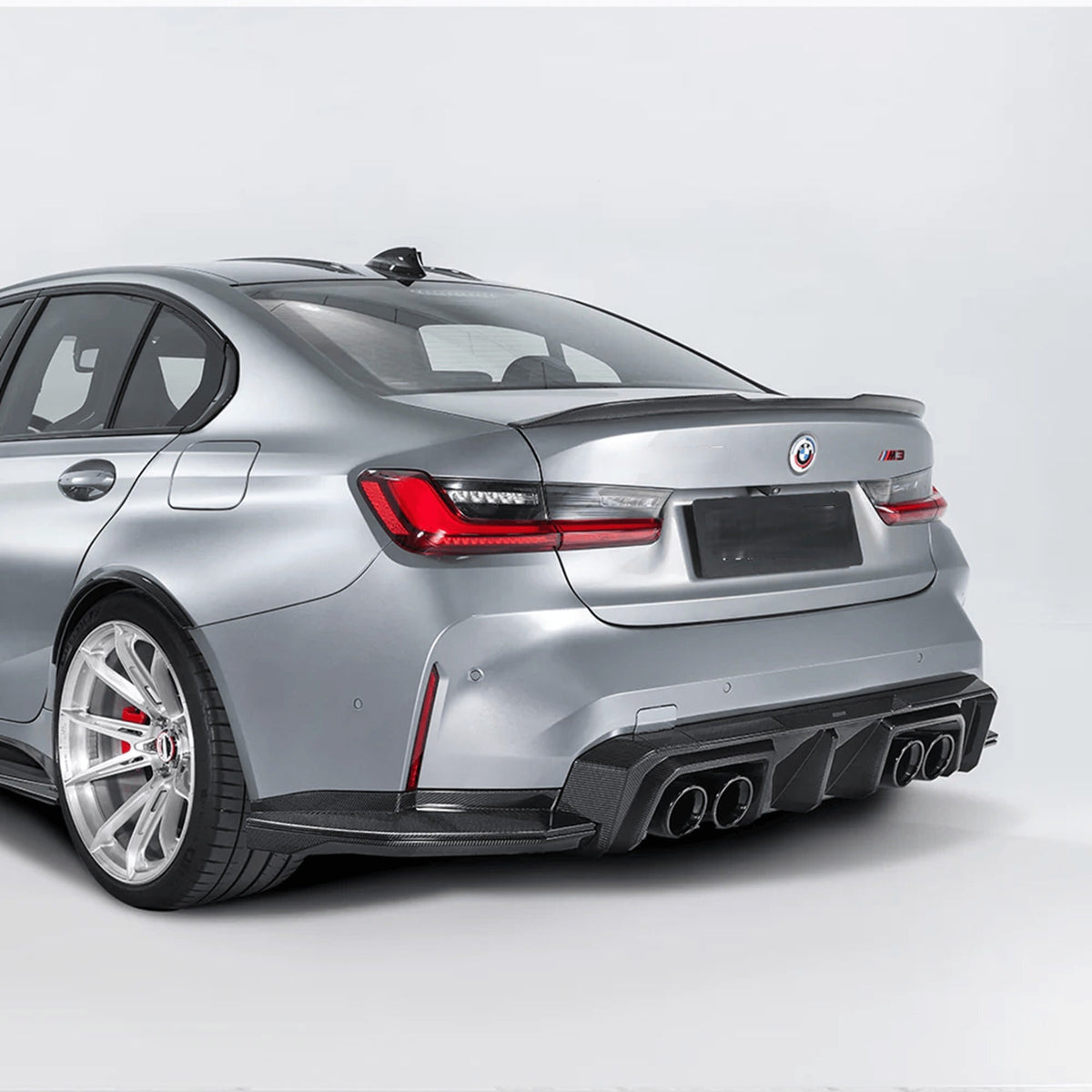 G8X SQ-B Style Dry Carbon Fiber Rear Diffuser Set