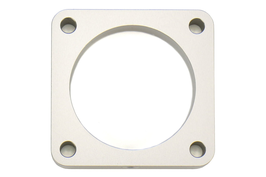Torque Solution 19mm Throttle Body Spacer Silver - 2013-2021 Scion FR-S / Subaru BRZ / Toyota 86