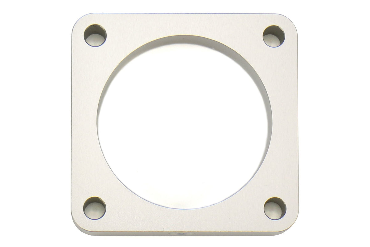 Torque Solution 19mm Throttle Body Spacer Silver - 2013-2021 Scion FR-S / Subaru BRZ / Toyota 86