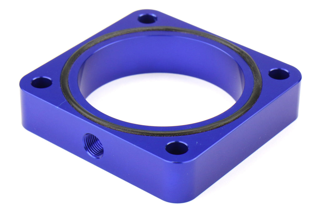 Torque Solution 19mm Throttle Body Spacer Blue - 2013-2021 Scion FR-S / Subaru BRZ / Toyota 86